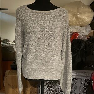 Soho Apparel Women's Light Gray Sweater